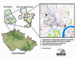Mapa - katedra geografie